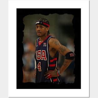 Allen Iverson on Team USA Posters and Art